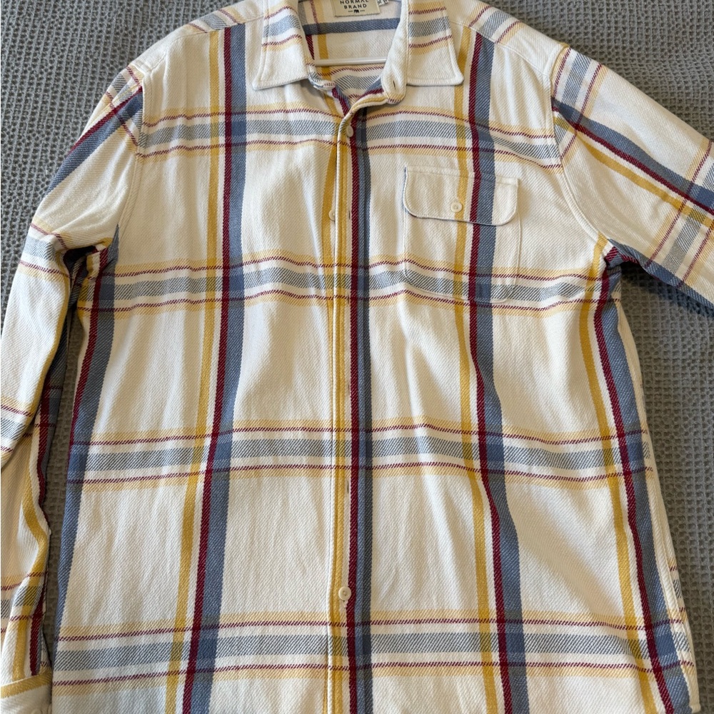 Striped Button-Up Shirt